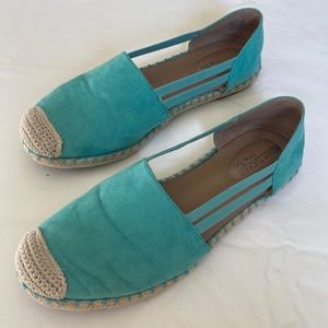 Blue, Suede Shoes - Size 9.5